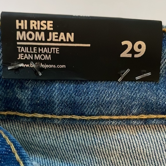Buffalo David Bitton Kristy High Rise Distressed Mom Jeans - Picture 3 of 12